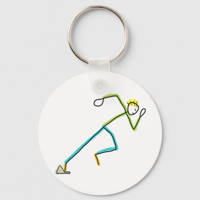 Llavero Sprinter Stickman (Anverso)
