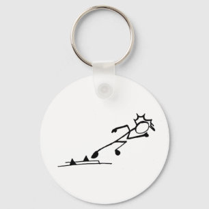 Llavero Sprinter Stickman Track and Field