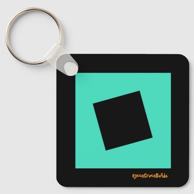 Llavero Square Square Square Keychain (Anverso)