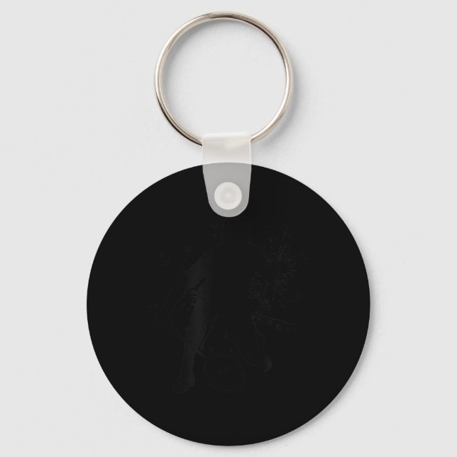 Llavero Squash Womens Badminton Player Para Hombres (Anverso)