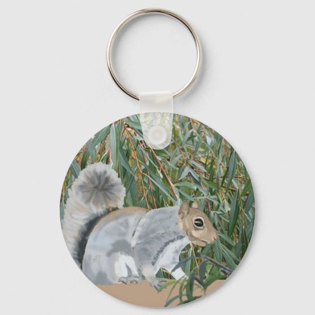 Llavero Squirrel in the Countryside  Keychain (Anverso)