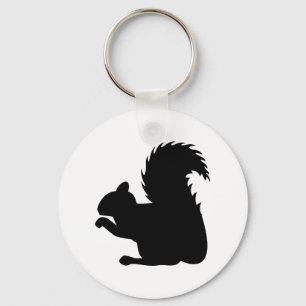 Llavero Squirrel Silhouette