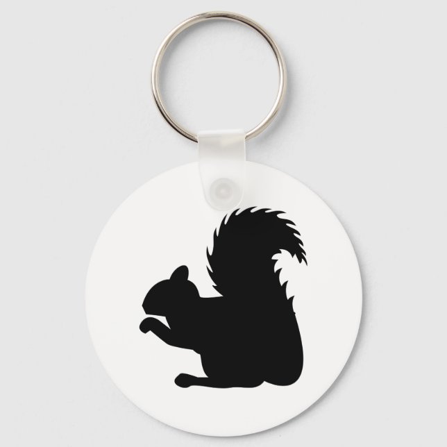 Llavero Squirrel Silhouette (Anverso)