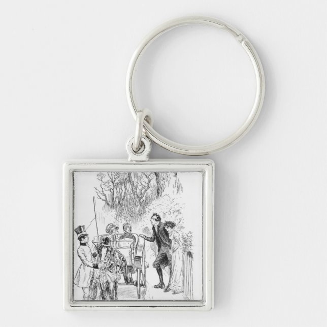 Llavero Sr. Collins y Charlotte era ambos que se colocaban (Frente)