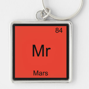 Llavero Sr. - Mars Funny Chemistry Element Symbol Tee