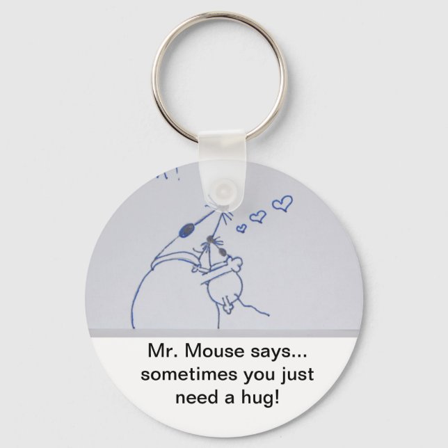 Llavero Sr. Mouse Hug Keychain (Anverso)