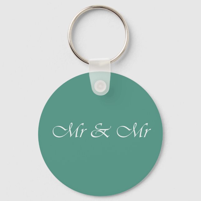 Llavero Sr. y Sr. Typography (Anverso)