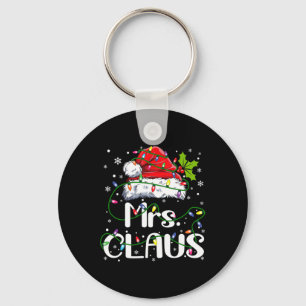 Llavero Sr. Y Sra. Claus Parejas Navidades Pajama