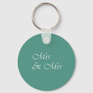 Llavero Sra. y Sra. Typography