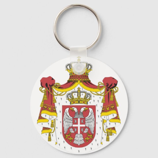 Llavero Srbija Grb - Veliki / Escudo serbio de armas - Gra (Anverso)
