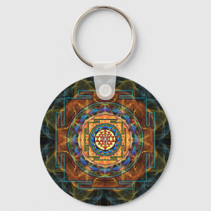 Llavero Sri Yantra - Geometría Sagrada