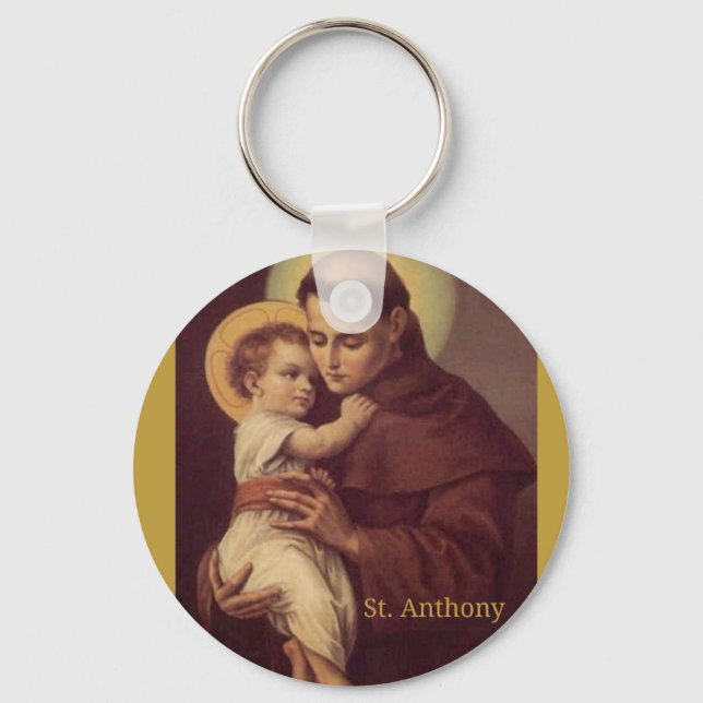 Llavero St. Anthony of Padua Baby Jesus (Anverso)