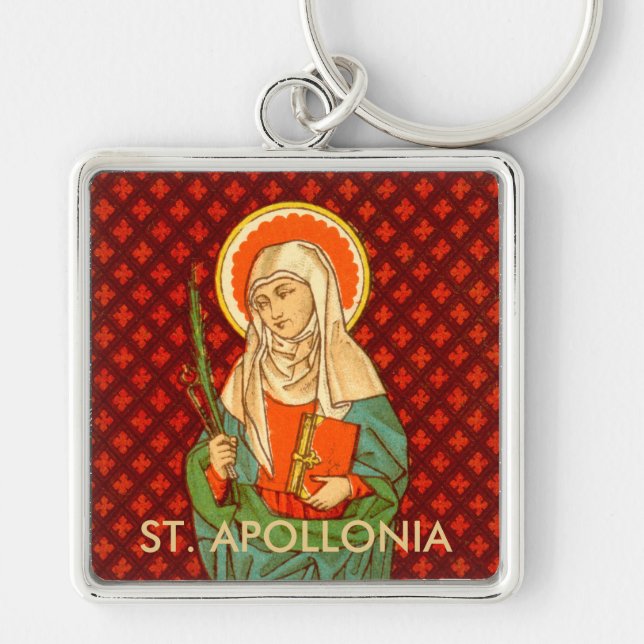 Llavero St. Apollonia (VVP 001) Premium Metalizado (Frente)