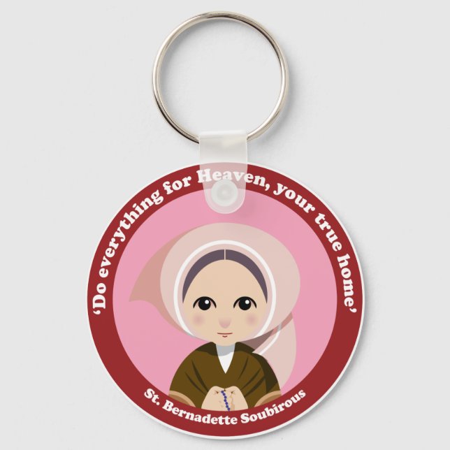 Llavero St. Bernadette Soubirous (Anverso)