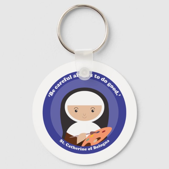 Llavero St. Catherine of Bologna (Anverso)