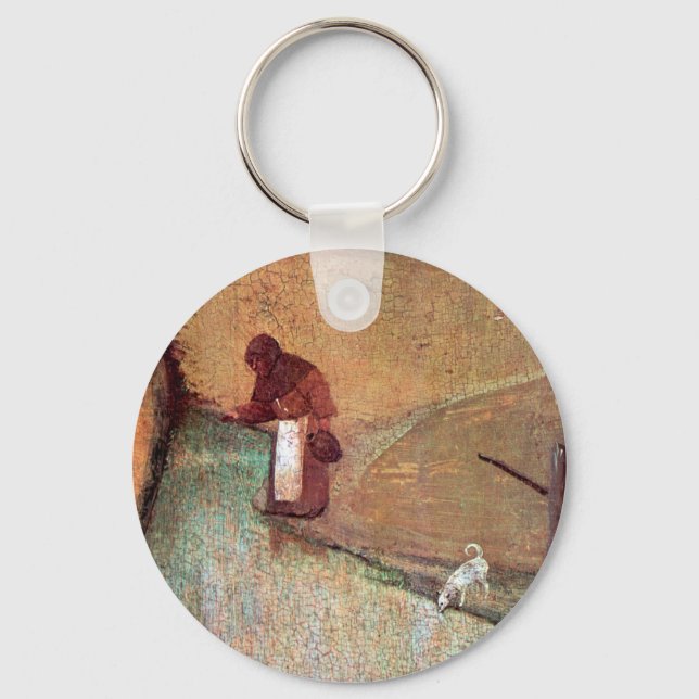 Llavero St. Christopher, cadena de teclas de detalle 3 (Anverso)