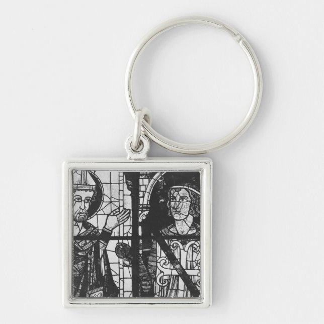 Llavero St Denis que da el oriflamme al caballero clemente (Frente)