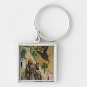 Llavero St Francis que recibe los estigmas, c.1295-1300