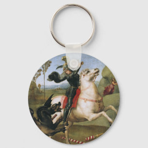 Llavero St. George Fighting Dragon Raphael Bella Artes