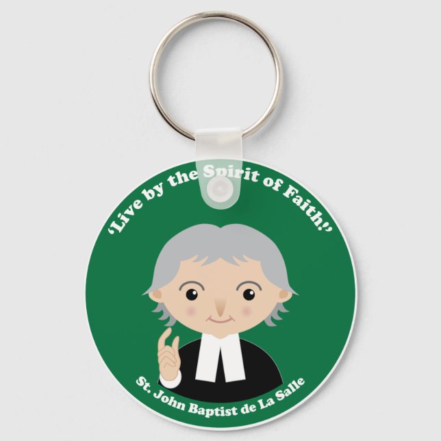 Llavero St. John Baptist de La Salle (Anverso)