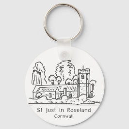 Llavero St Just in Roseland church keyring