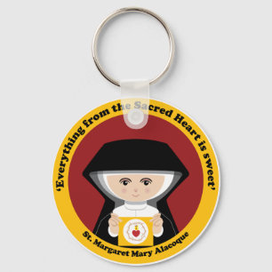 Llavero St. Margaret Mary Alacoque