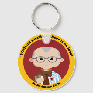 Llavero St. Maximilian Kolbe