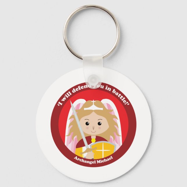 Llavero St. Michael el Archangel (Anverso)