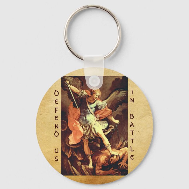 Llavero St. Michael el Archangel (Anverso)