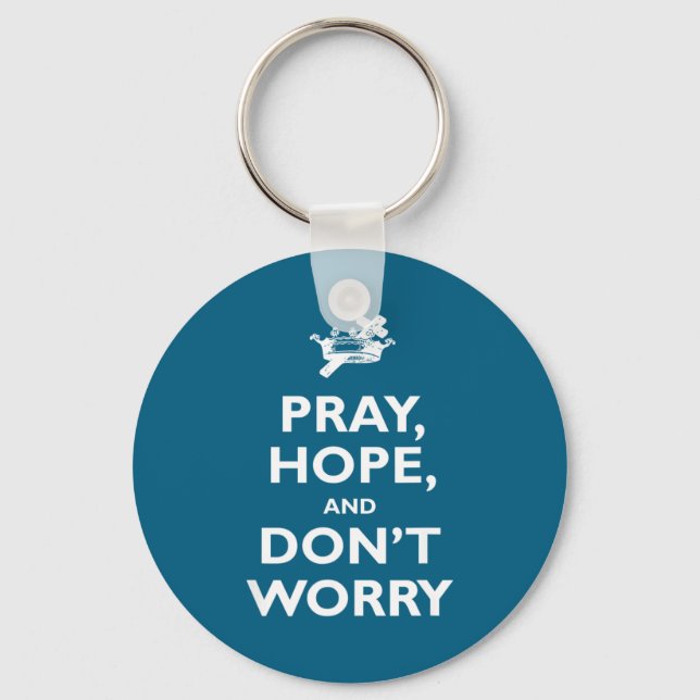 Llavero St Padre O Pray Hope And Dont Worry Catholic S  (Anverso)