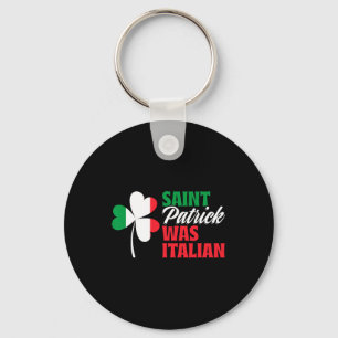 Llavero St. Patrick Era El Italiano Shamrock Clover Saint 