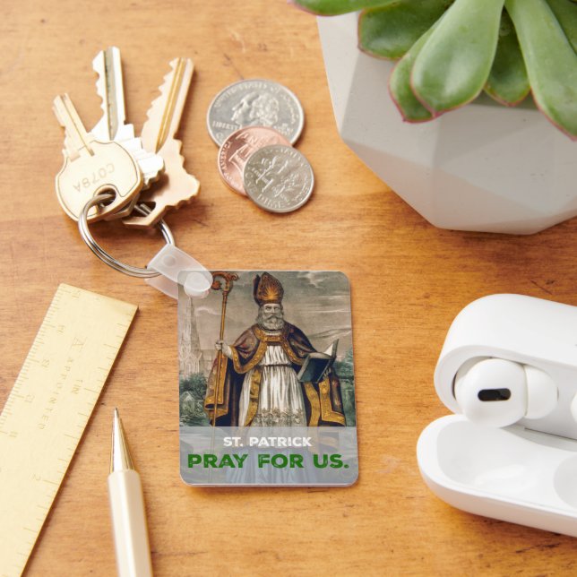 Llavero St. Patrick Pray para nosotros (Escritorio )