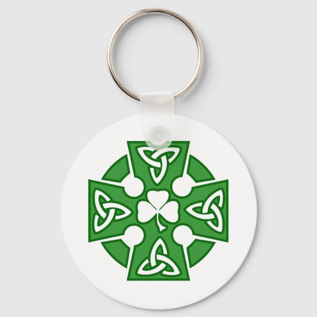 Llavero St Patrick's Celtic cross (Anverso)
