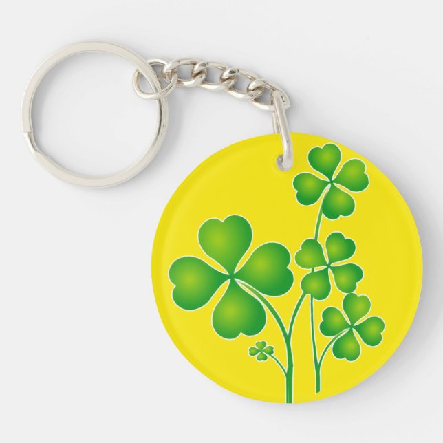 Llavero St. Patrick's Day Clover + tus ideas (Frente)