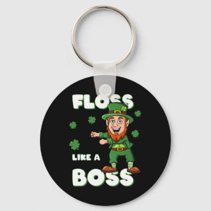 Llavero St Patricks Day Floss Como Un Jefe Leprechaun Boys