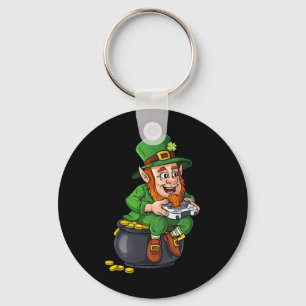 Llavero St Patricks Day Leprechaun Video Game Controller B
