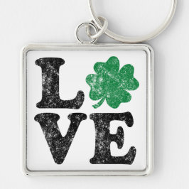 Llavero St Patrick's Day LOVE Shamrock Irish