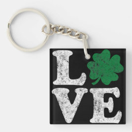 Llavero St Patrick's Day LOVE Shamrock Irish