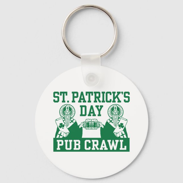 Llavero St. Patrick's Day Pub Crawl (Anverso)