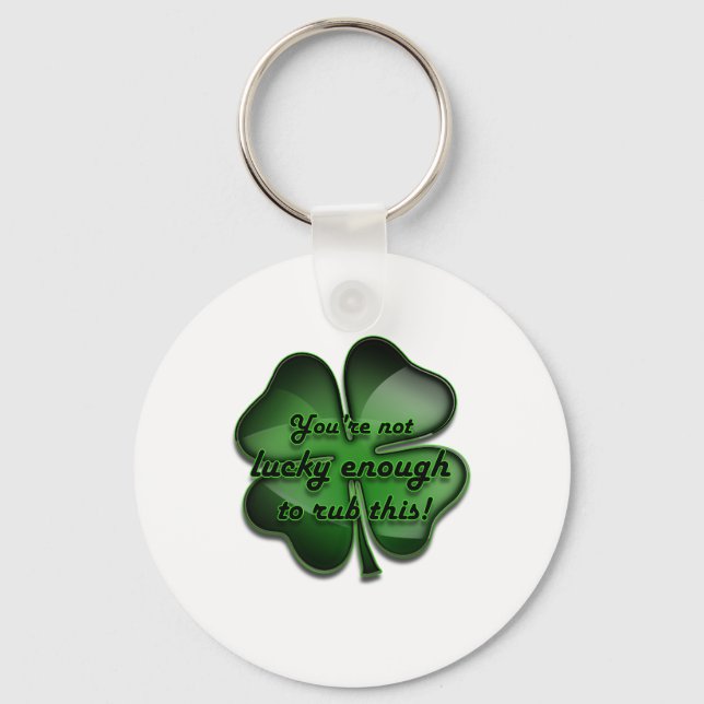 Llavero St. Patrick's Day Zing, no lo suficientemente afor (Anverso)