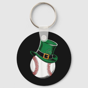 Llavero St Patrons Day Béisbol Shamrock