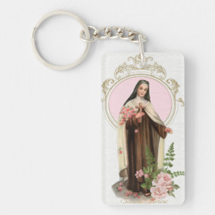 Llavero St. Teresa del vintage religioso de Jesús del ni