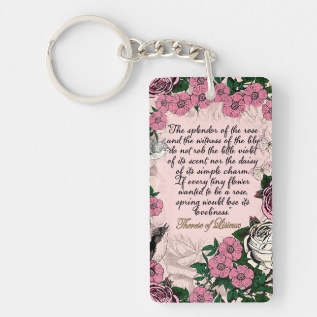 Llavero St. Therese de la cadena de claves Lisieux (Frente)