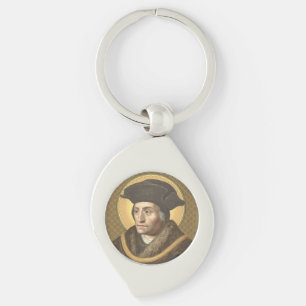 Llavero St. Thomas More (SAU 026) Remolino de Metal