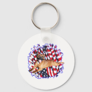Llavero Staffordshire Bull Terrier Patriot