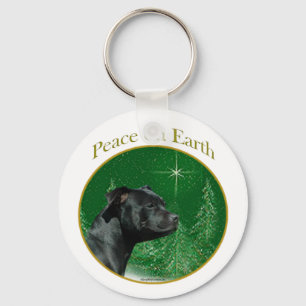 Llavero Staffordshire Bull Terrier Peace