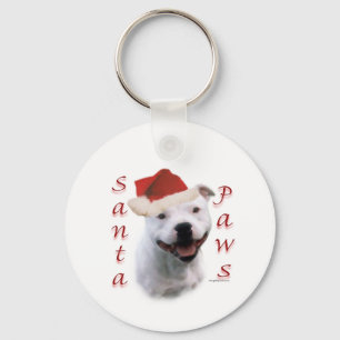 Llavero Staffordshire Bull Terrier Santa Paws