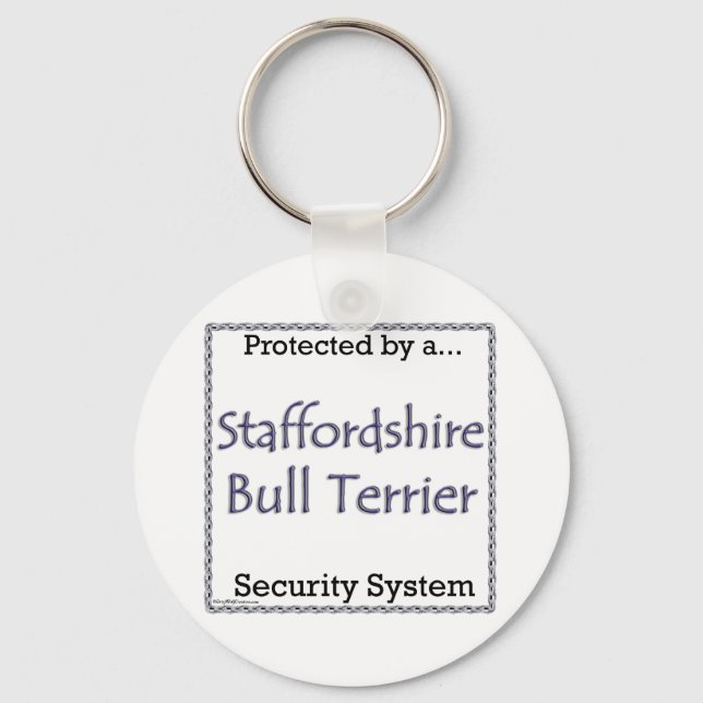 Llavero Staffy Security System Keychain (Anverso)