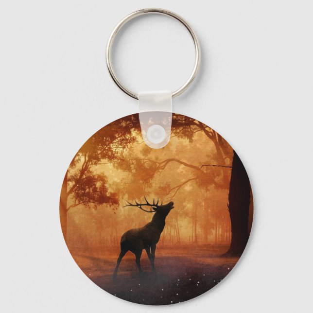 Llavero Stag at Sunset (Anverso)