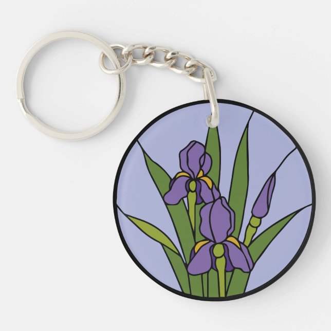 Llavero Stainass Glass Iris (Frente)